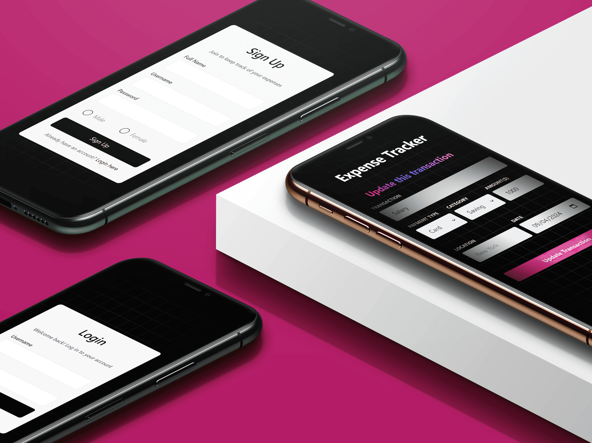 Expense Tracker Web application-img-1