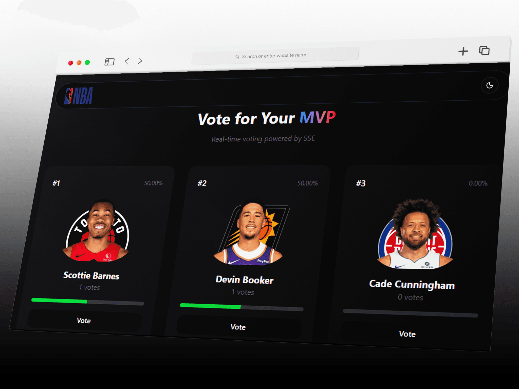 Real-Time NBA Voting App (SSE Powered)-img-0