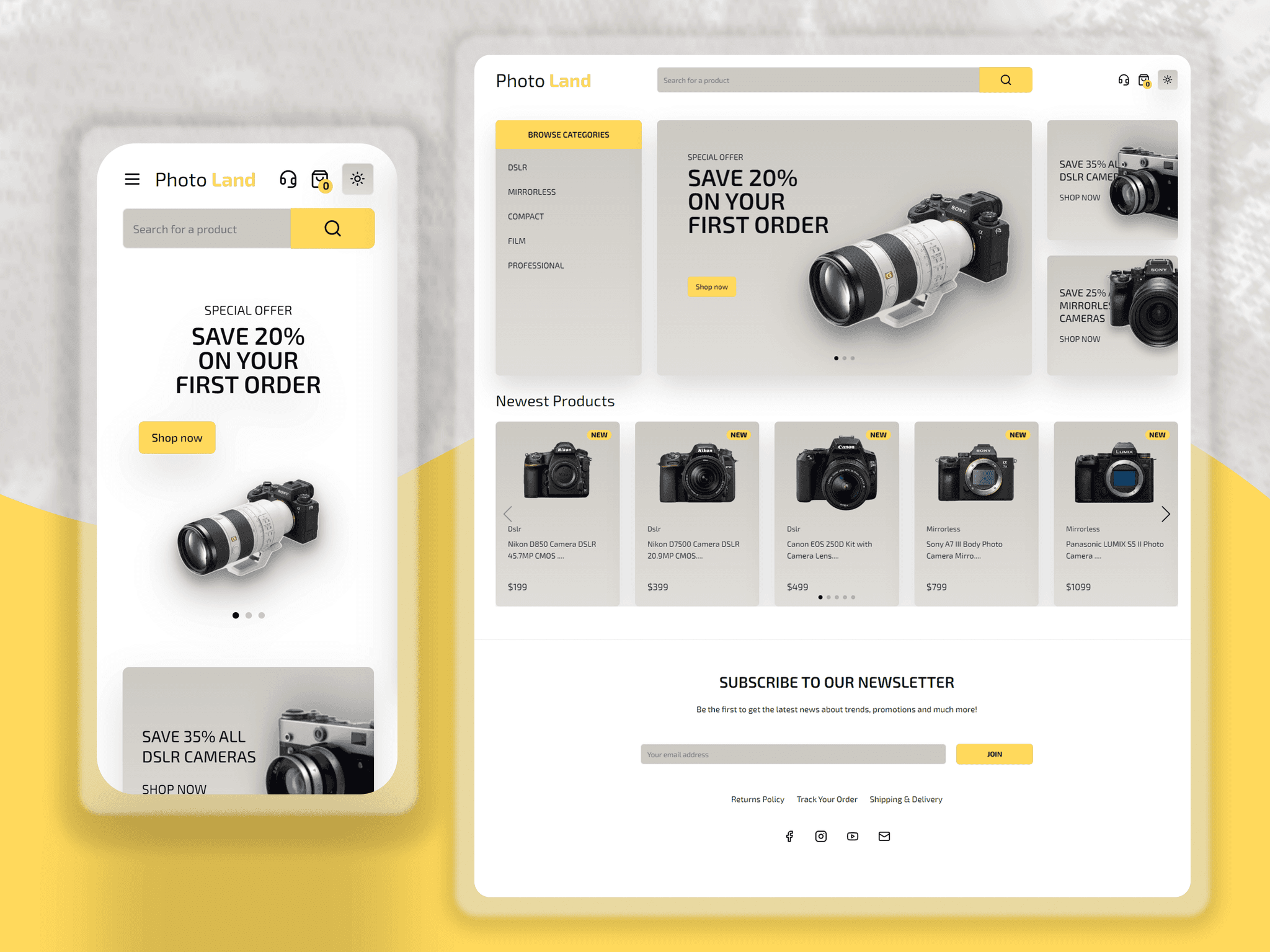 Digital Cameras - eCommerce Application 📷-img-2